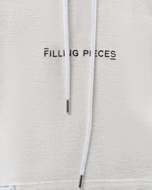FILLING PIECES Hoodie Reverse Grey Melange Mens Apparel