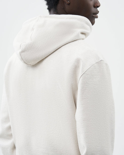 FILLING PIECES Hoodie Reverse Grey Melange Mens Apparel