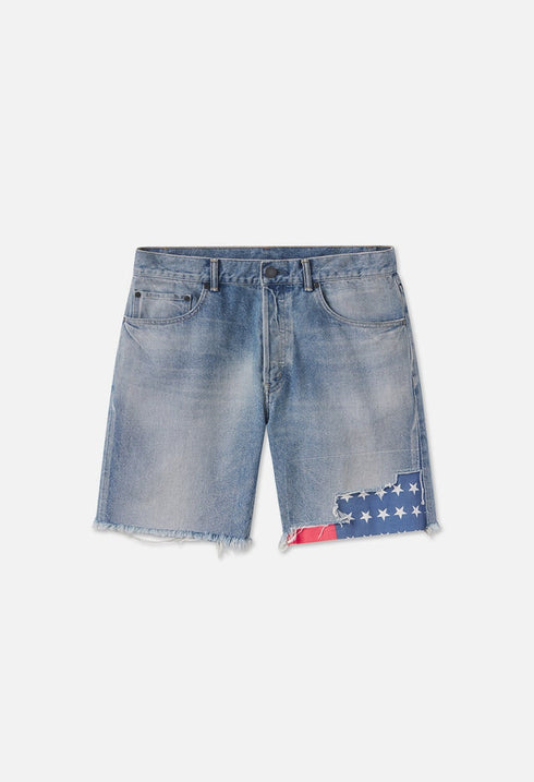 JOHN ELLIOTT Bozeman Denim Shorts Mens Apparel