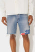 JOHN ELLIOTT Bozeman Denim Shorts Mens Apparel