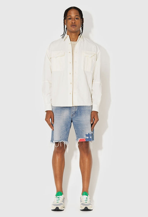 JOHN ELLIOTT Bozeman Denim Shorts Mens Apparel