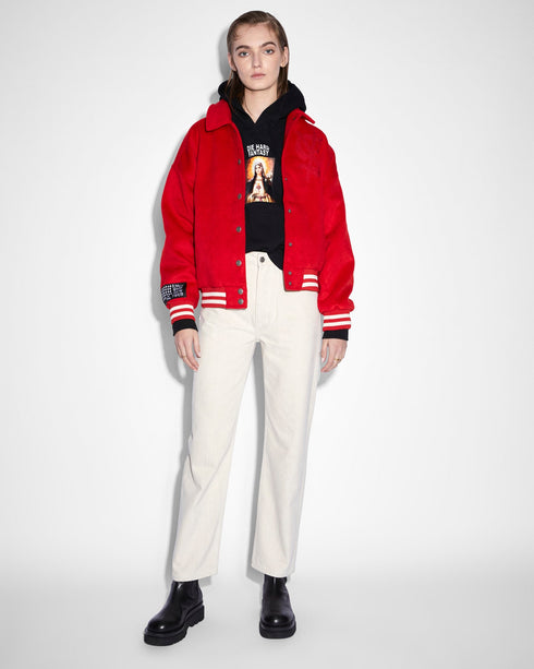 KSUBI Tribute Jacket Crimson Womens Apparel