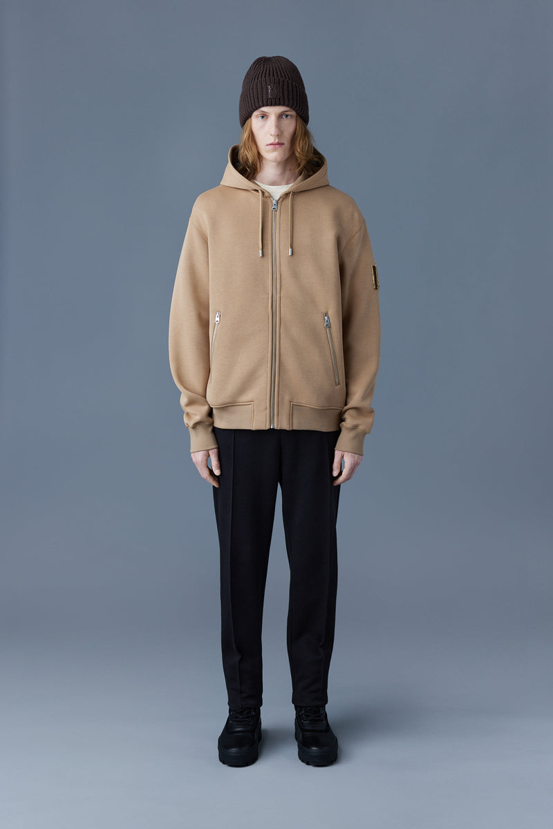 MACKAGE Krys Zip Unisex Apparel – ASPHALT