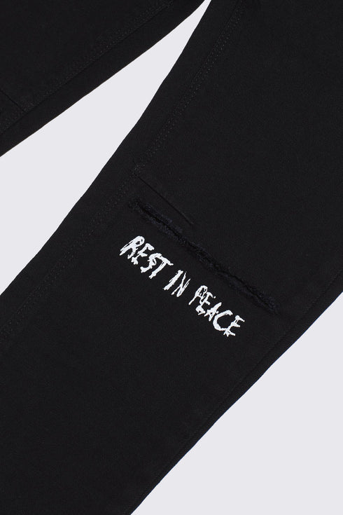 RTA Bryant Skinny (rip Print) Mens Apparel