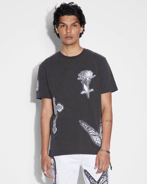 KSUBI Kut Out Kash Ss Tee Mens Apparel