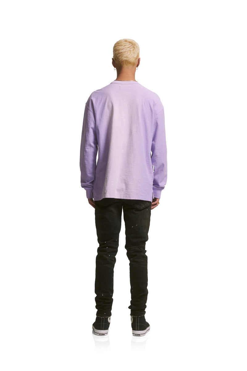 PURPLE BRAND P204-JLFT223 Regular Fit Long Sleeve Shirt Mens