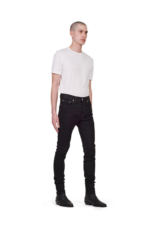 PURPLE BRAND P001 'Made In Italy' BLACK MIDNIGHT OIL Mens Apparel