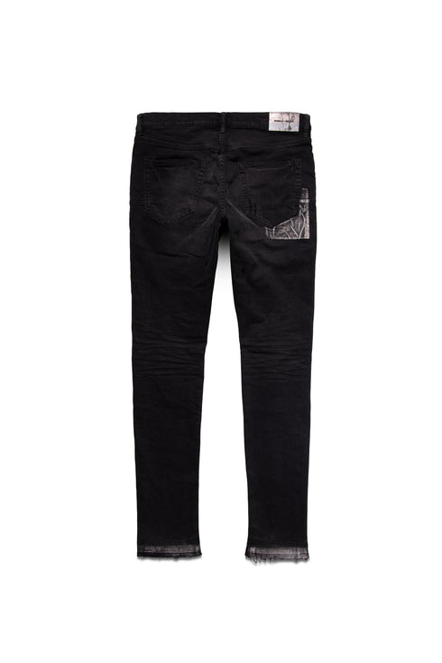PURPLE BRAND P001 Black Vintage Holographic Mens Apparel