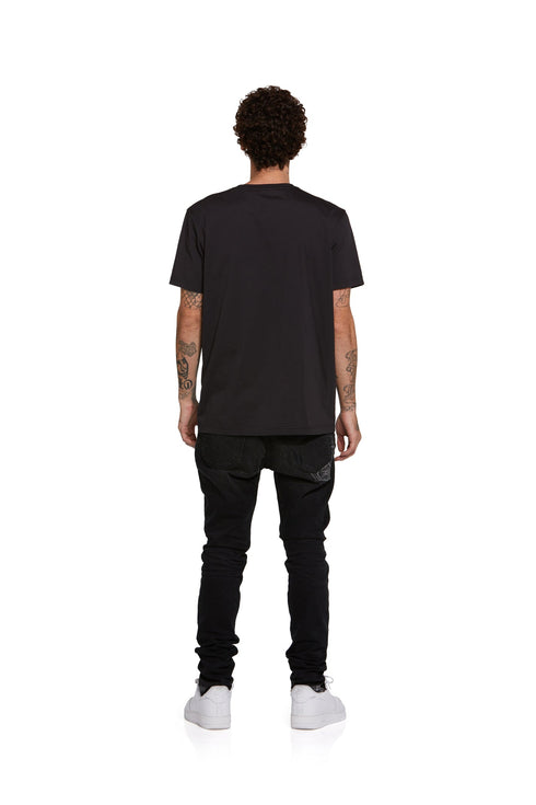 PURPLE BRAND P001 Black Vintage Holographic Mens Apparel