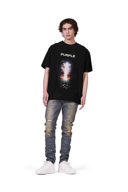 PURPLE BRAND P001 Dirty Tinted Inidgo Vintage Mens Apparel