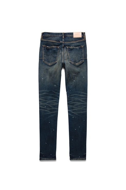 PURPLE BRAND P001-DIVP223 Dark Indigo Vintage W/paint Mens Apparel