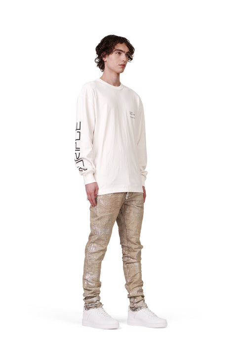 PURPLE BRAND P001 Holographic Earth Jacquard Mens Apparel