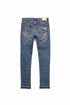 PURPLE BRAND P001 Indigo Dirty Vintage White Mens APPAREL
