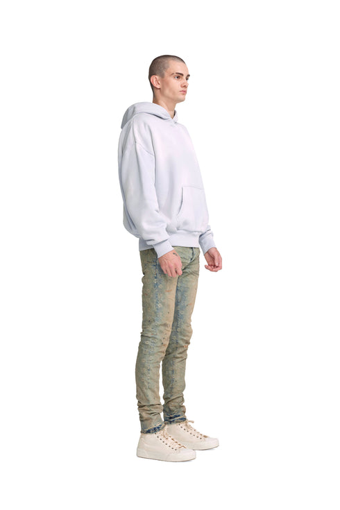 PURPLE BRAND P001-IMOR123 Indigo Monogram Mens Apparel