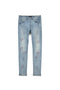 PURPLE BRAND P001-LEPP223 Light Indigo Embroidery Mens Apparel