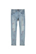 PURPLE BRAND P001-LEPP223 Light Indigo Embroidery Mens Apparel