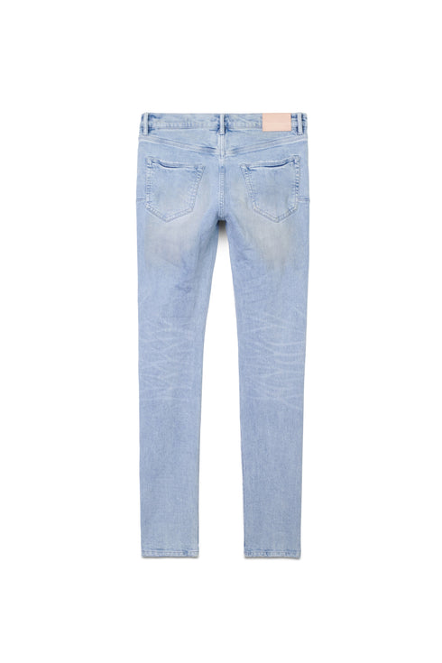 PURPLE BRAND P001 Light Indigo Destroy Repair Mens Apparel