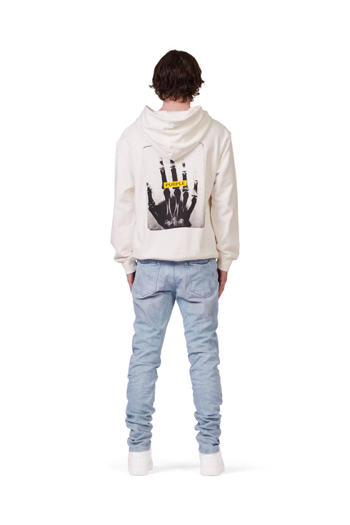 PURPLE BRAND P001 Light Indigo Destroy Repair Mens Apparel