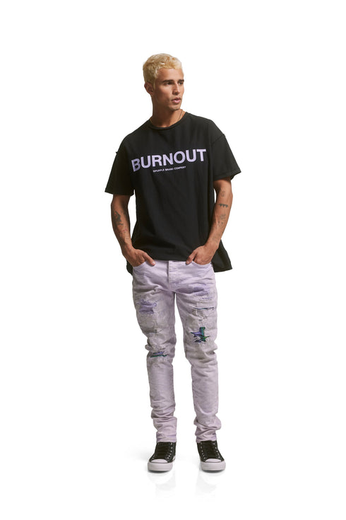 PURPLE BRAND P001-LRPP223 Lavender Heavy Repair Mens Apparel