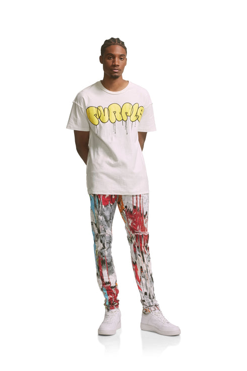 PURPLE BRAND P101-JWDT223 Textured Jersey Inside Out Mens Apparel