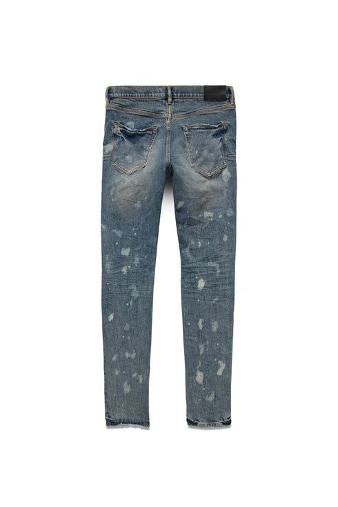 PURPLE BRAND P001-MIAB223 Mid Indigo Acid Bleach Mens Apparel