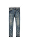 PURPLE BRAND P001-MIAB223 Mid Indigo Acid Bleach Mens Apparel