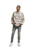 PURPLE BRAND P001-MIAB223 Mid Indigo Acid Bleach Mens Apparel