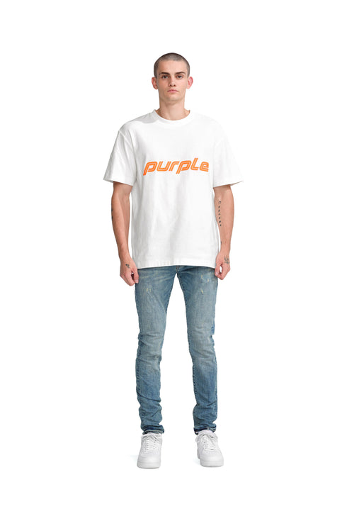 PURPLE BRAND P001-MING123 Mid Indigo Aged Mens Apparel