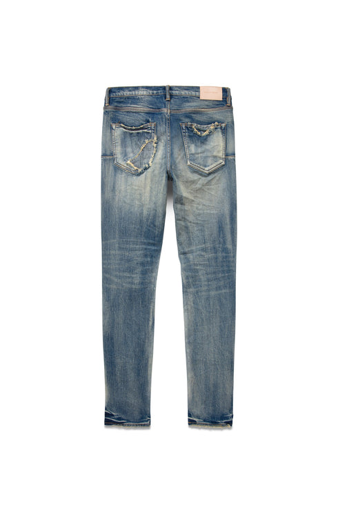 PURPLE BRAND P001-MIVM223 Mid Indigo Dirty Vintage Mens Apparel