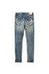 PURPLE BRAND P001-MIVM223 Mid Indigo Dirty Vintage Mens Apparel