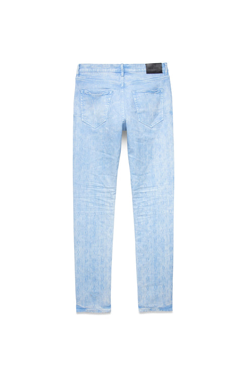 PURPLE BRAND P001-PBMJ223 Placid Blue Monogram Jacquard Mens Apparel