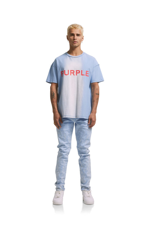 PURPLE BRAND P001-PBMJ223 Placid Blue Monogram Jacquard Mens Apparel