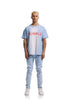 PURPLE BRAND P001-PBMJ223 Placid Blue Monogram Jacquard Mens Apparel