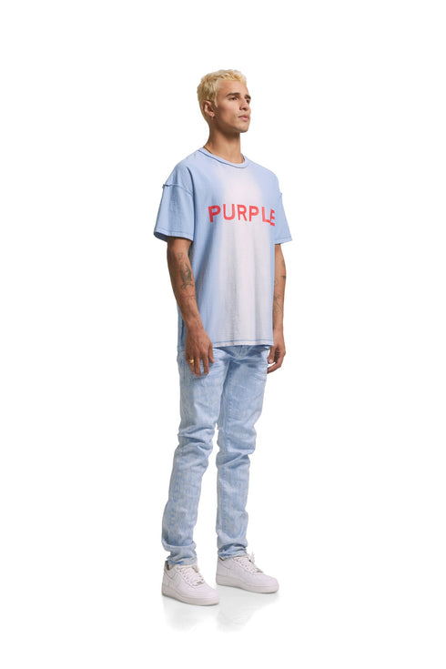 PURPLE BRAND P001-PBMJ223 Placid Blue Monogram Jacquard Mens Apparel