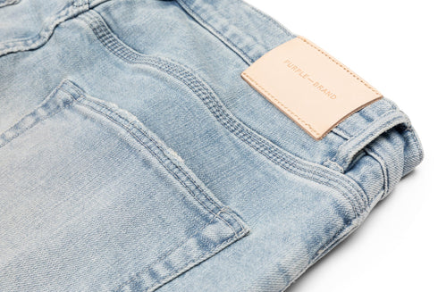 PURPLE BRAND P001-WLIB223 Worn Light Indigo Mens Apparel