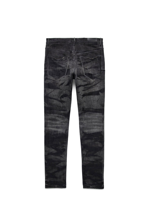 PURPLE BRAND P002-GBFB223 Grey Black Foiled Mens Apparel