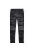 PURPLE BRAND P002-GBFB223 Grey Black Foiled Mens Apparel