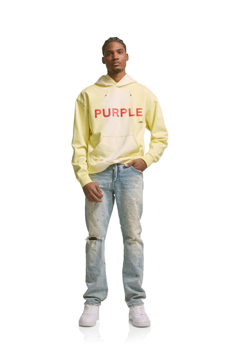 PURPLE BRAND P447-FHEC223 French Terry PO Hoody Mens Apparel