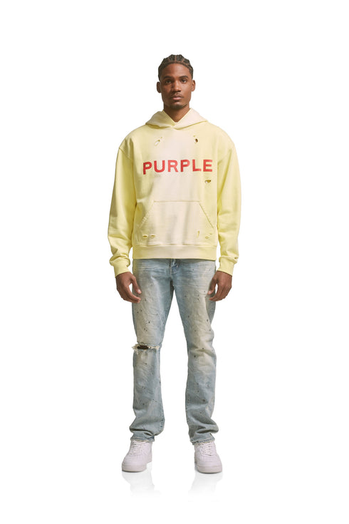 PURPLE BRAND P447-FHEC223 French Terry PO Hoody Mens Apparel