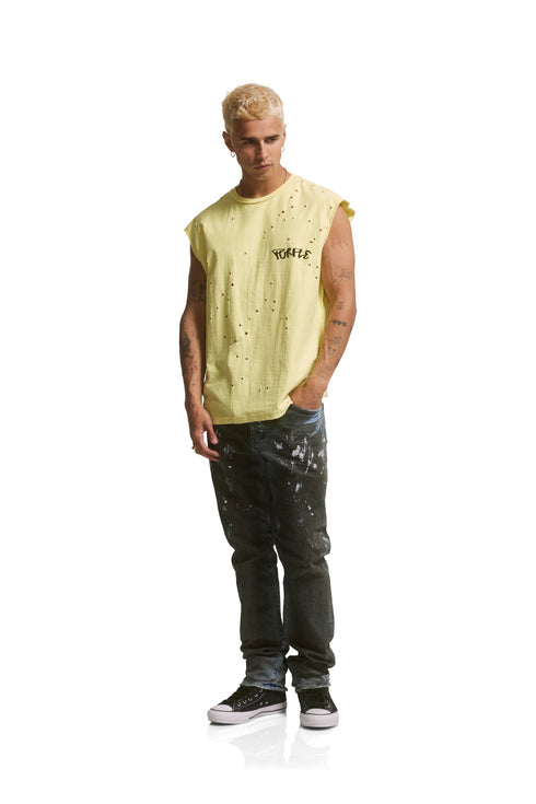 PURPLE BRAND P005-PWLI223 Painters Waxed Light Indio Mens Apparel