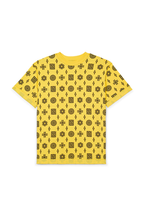 PURPLE BRAND Textured Jersey Ss Tee - Monogram Mens Apparel