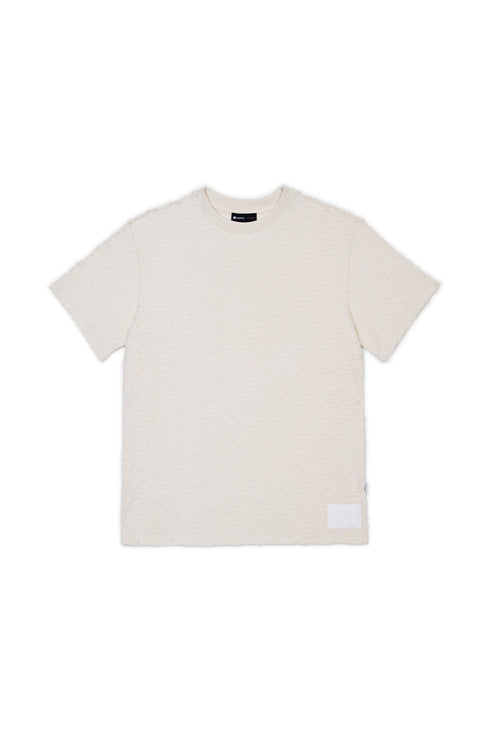 P111-ttct322 | Terry Jacquard Ss Crewneck