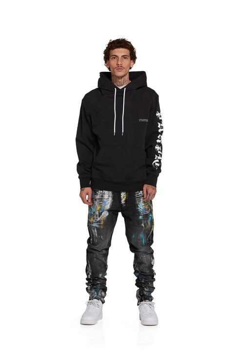 PURPLE BRAND P410 French Terry Po Hoody Gothic Mens Apparel