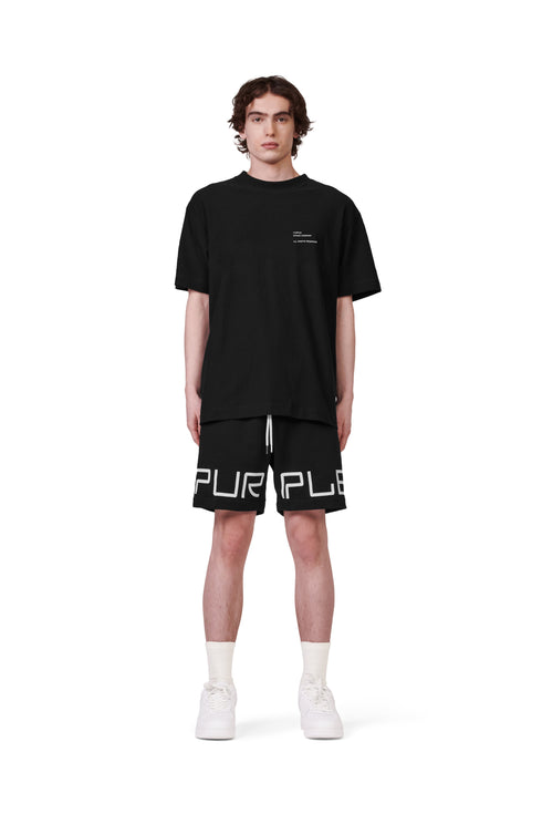 PURPLE BRAND French Terry Sweat short Mens Apparel