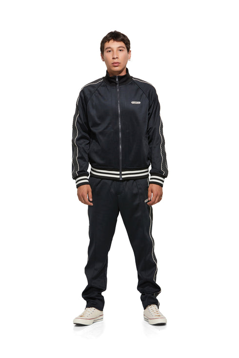 PURPLE BRAND P414 Poly Tricot Track Jacket Mens Apparel
