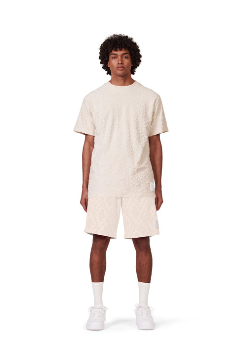 P111-ttct322 | Terry Jacquard Ss Crewneck