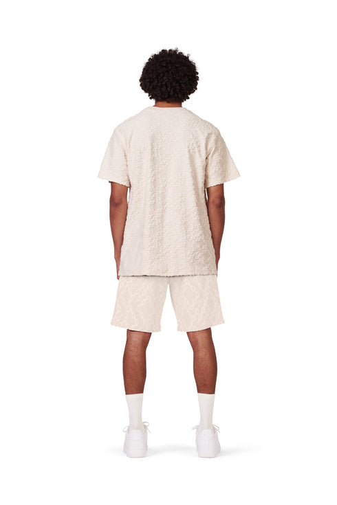 P111-ttct322 | Terry Jacquard Ss Crewneck