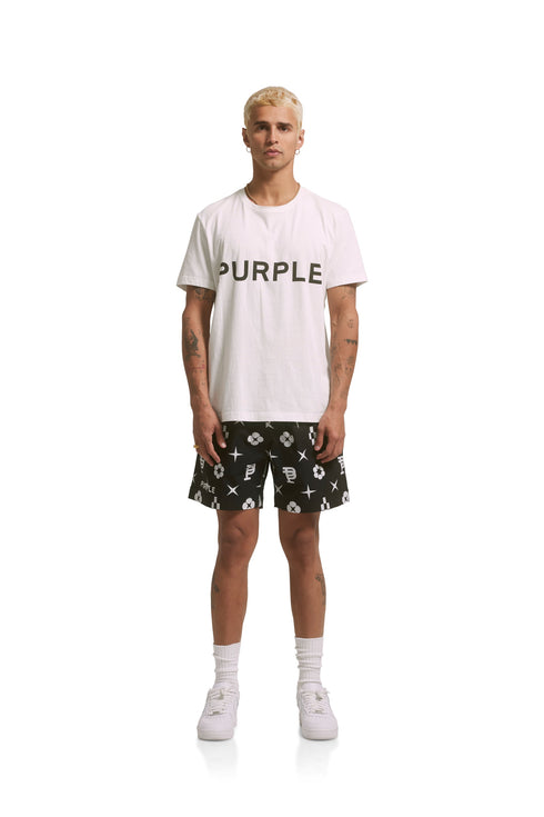 PURPLE BRAND P504 Polyester All Round Short Mens Apparel