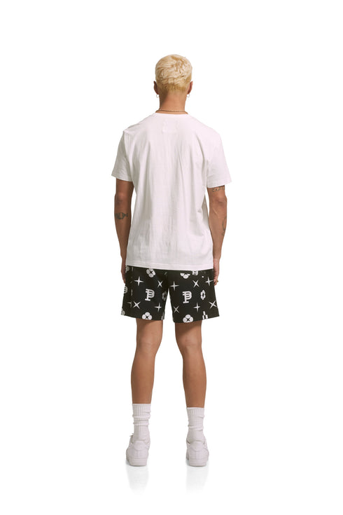 PURPLE BRAND P504 Polyester All Round Short Mens Apparel