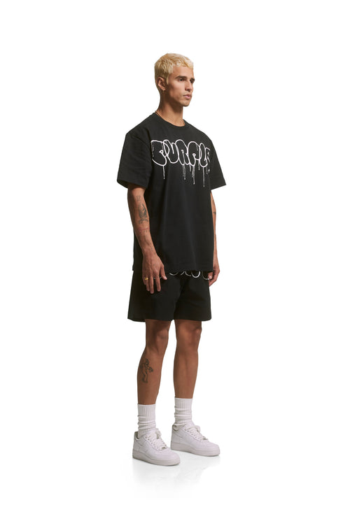 PURPLE BRAND P117-JBPT223 Oversized Fit T-Shirt Mens Apparel